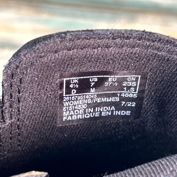 Clarks Maye Ease Ankle Boot Womens 7M Black Leather Block Heel Comfort Zip Up - Picture 11 of 11